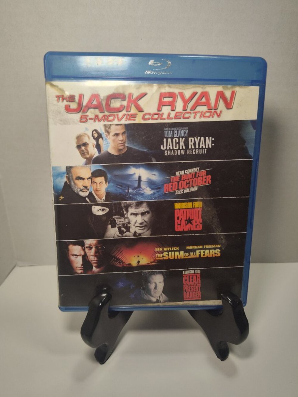 Jack Ryan 5-Movie Collection Blu-ray Set Hunt Red October Patriot Games READ